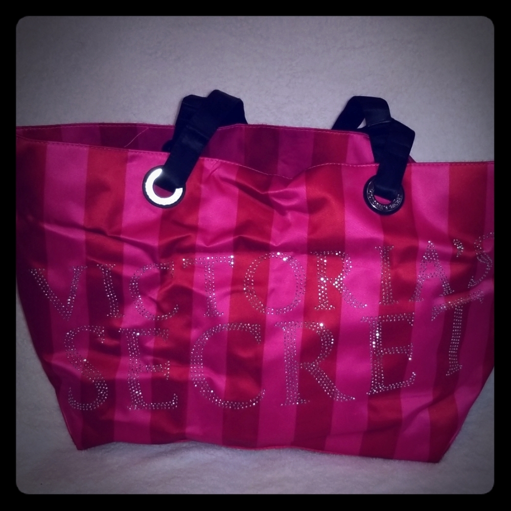 Victoria's Secret signature studded travel bag